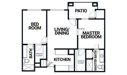 ASTN_IL_Two Bed_875 SqFt